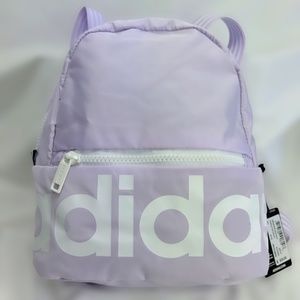 Adidas’s Linear Mini Backpack Purple Tint/White